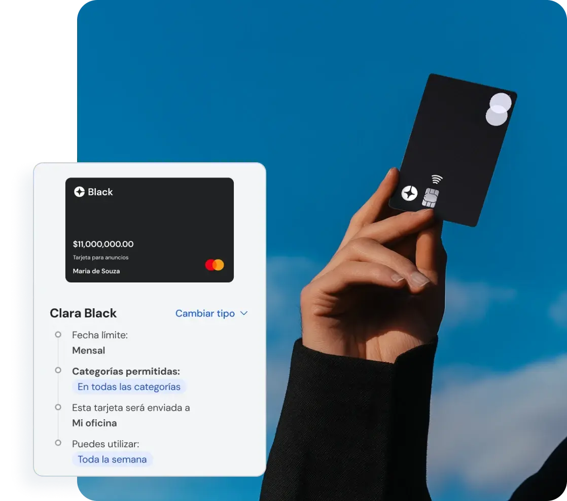 Tarjetas de crédito empresariales para todo tu equipo COP